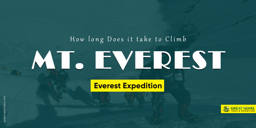 how long does it take to climb mount everest How Long Does It Take To Climb Mount Everest