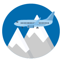 mountain flight