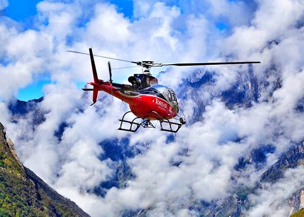heli tour in nepal
