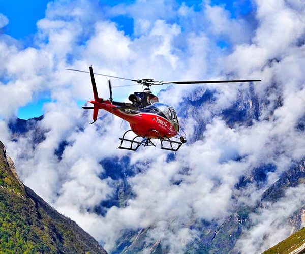 heli tour in nepal